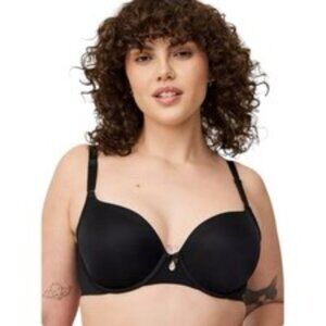 Torrid Bra Size 44DD Black Perfect T-Shirt 360 Back Smoothing Lightly Lined
